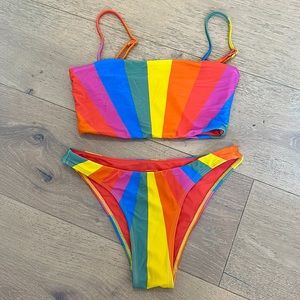 Rainbow bikini🌈